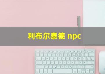 利布尔泰德 npc